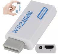 Retoo Wii to HDMI Full HD Converter With Display Port, 720P 1080P, Audio 3.5mm Port, for TV, Monitor and Projector