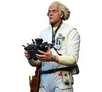Retorno Al Futuro Bttf Doc Brown Christopher Lloyd Hazmat Suit Ver Ultimate NECA