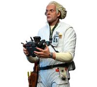 Retorno Al Futuro Bttf Doc Brown Christopher Lloyd Hazmat Suit Ver Ultimate NECA
