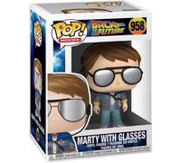 Retorno Al Futuro Marty Mcfly Con Glasses Pop Movies #958 Vinyl Figura Funko