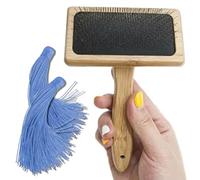 Retorno Cepillo de Cuerda para anudar, Peine de cordón de macramé,Desenredante de Nudos de Borla de Macramé - Peine de Tejido con cojín Transpirable para Taller de borlas, lavadero, Tapiz de borlas,