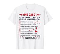 Retos Despedida de soltera Novia Bride Feas Divertida Mujer Camiseta