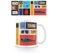 Retour vers le futur MG25858 Taza de cerámica de 315 ml (colección), 11 Ounces