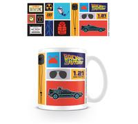 Retour vers le futur MG25858 Taza de cerámica de 315 ml (colección), 11 Ounces