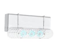 Retractable And Adjustable AC Air Deflector Acts As A Universal Baffle