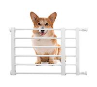 Retractable Baby Gate, Puerta de Perro, Puertas de Seguridad de Perros retráctiles de Puerta de Mascota Baja, Dog Gate for Doorways, Stairs, Hallways, Indoor/Outdoor (75-135cm wide,36cm high)