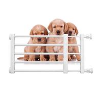 Retractable Baby Gate, Puerta de Perro, Puertas de Seguridad de Perros retráctiles de Puerta de Mascota Baja, Dog Gate for Doorways, Stairs, Hallways, Indoor/Outdoor (46-70cm wide,24cm high)