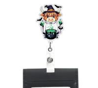 Retractable Badge Reels - Cow Shape Halloween Card Holder