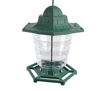 Retractable Bird Feeder Hanging - 5.91x5.12x3.54 Inches Feeders For Outside For Backyard Garden Patio Deck Balcony Railing Winter Birdwatching View