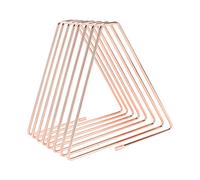 Retractable Book Ends 1.0 to 2.6in | Electroplated Metal Book Stoppers for Office/Dormitory/Bookshelf | Adjustable Bookends for Books & Magazines (Pink Gold)