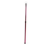 Retractable Canopy Pole | Lightweight Aluminum Alloy Tent Support | Adjustable Awning Pole for Camping/Hiking/Beach | Portable & Easy Setup (Red)