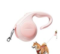 Retractable Design Dog Leashes, Anti Slip Dog Walking Rope, Outdoor Dog Rope, Durable Retractable Pet Leashes for Small Dogs, Outdoor, Dogs Park, Walking, Exercise, Jogging, Green, Pink, Gray Color