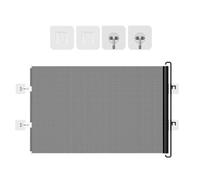 Retractable Dog Gate, Adjustable Safety Mesh Barrier For Doorways