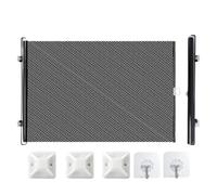 Retractable Dog Gate, Cat Barrier Fence, Suction Cup Pet Gate, Anti Jump Mesh, Adjustable Child-Proof Design for Living Room, Nursery, Deck, Bedroom, Indoor Use, 19.7x49.2 Inches