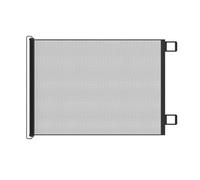 Retractable Dog Gate, Pet Safety Barrier, Childproof Mesh with Installation, Foldable Fence Divider for Cat, Baby, Kitchen, Patio, Deck, Porch, Stairs, Pool Area, Fireplace, 43.31x31.5 Inches