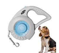 Retractable Dog Lead, Anti-Slip Soft Grip, 7.87x5.12x1.85 Inches Portable Lightweight Leash with One-Hand Brake, Durable Pet Walking Accessory for Large and Medium Breeds