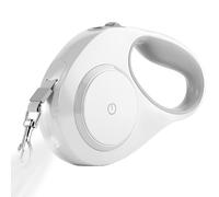 Retractable Dog Leads, LED Automatic Telescopic Traction Rope, Non-Slip Handle Outdoor Training Tool for Hiking, Walking, Sports, and Camping, Convenient Pet Leash for All-Weather Use