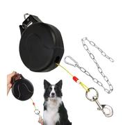 Retractable Dog Rope - Heavy Duty Retractable Dog Rope, Pet Training | 13.3x13.3cm Wall Mount Easy Storage Long Tool For Animals Walking Running Hiking Camping Beach Backyard Court Yard