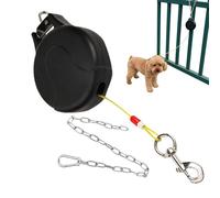 Retractable Dog Rope - Heavy Duty Wall Mount Design, with 9 Meter Long Steel Wire Cable, Pet Training Tether for Small Large Dogs, for Walking Running Hiking Camping | for Beach Backyard Courtyard