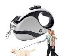 Retractable Dog Rope, Tractor Pet Tape with USB Flashlight, Safe Walking Traction Rope & Ergonomic Training Harness, for Small & Medium Pets,1.97x4.72x7.09 Inches