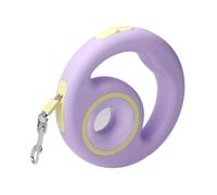 Retractable Dog Traction Rope, Heavy-Duty Cat Walking Lead, Shock-Absorbing Training Cord, Non-Slip Ergonomic Grip for Night Walks, Outdoor, Camping, Hiking, 5.71 Inches