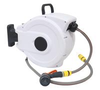 Retractable Garden Hose - Retractable Hose | Retractablegardenhose | Robusthose Reel For Garden Irrigation, Extendable 10/15 M, Durable, Flexible, Ideal For Outdoor Use