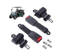 Retractable Golf Cart Seat Belts, Universal Fit for Various Models, Suitable for Certain Brands, Buggies, Go Karts, UTVs and Buses