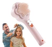 Retractable Hair Brush, Anti-static Hair Comb, Flower Scalp Brush, Portable Hair Brush One-click Cleaning Comb Women’s Hair Brush Scalp Care Brush Retractable Comb Brush Anti-static Hair Brush Cleanin