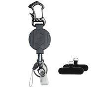 Retractable Key Chains, Retractable Phone, Secure Grip Compact Build Lightweight Feel Handy Utility Pocket Friendly, Hiking Gear Organizer for Outdoor, Activities, Hiking, Trekking, Mountaineering