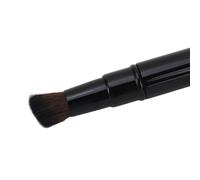 Retractable Makeup Brush Dual Ended Soft Wool Hair Portable Shadow Brush for Travel Compact Retractable Brush,Convenient Hair Blending Outdoor