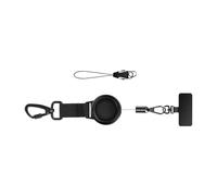 Retractable Phone Lanyard - Anti Theft Security Strap, Phone Tether with Locking Carabiner and Metal Hook for Durable Protection, Outdoor Skiing Travel, Climbing Hiking for Secure Phones Access
