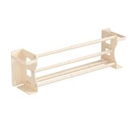 Retractable Shoe Holder - Double-Layer Magnetic Wall Mounted Boot Rack | Features Strong Magnetic Mounting For Secure, Punch-free Installation In Entryways, Mudrooms, Apartments, And Dorms.