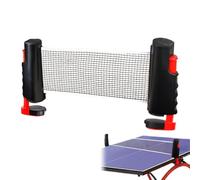 Retractable Table Tennis Net - Portable PingPongg Net Set, Extendable Desktop Netting with Adjustable Posts | Adjustable Tennis Netting and Post for Indoor Outdoor Sports Students Training Practice