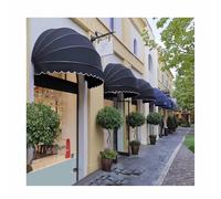 Retractable Window and Door Awning, 150cm Folding Aluminum Frame, Durable Outdoor Canopy, Weather Resistant Shelter for Patio and Garden