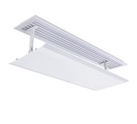 retráctil anti-soplo directo, Deflector de aire ventilación techo acondicionado central, varios tamaños(100x45 cm/39x18 in)