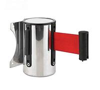 Retráctil magnético montado en la pared, barrera de acero inoxidable, retractor de cinturón ideal para control de multitudes y gestión de eventos