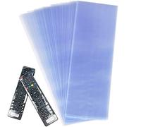 retráctiles para control remoto de TV, película protectora universal termoencogible de PVC transparente de 8x28 cm, a prueba de polvo e impermeable, funda protectora para control remoto de video 100