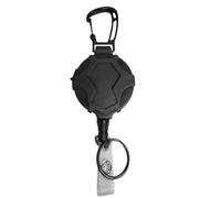 Retracting Key Holder - Rugged Waist Attachment, Misplace Prevention Badge Securer, Compact Storage Essential | Business Satchel Pouch Routine Convenience Adventure Stylish Functional