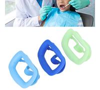 Retractor de Mejillas de 3 Uds, Retractor de Mejillas de Silicona de Grado Alimenticio, Abridor de Boca Dental Abridor de Boca de Ortodoncia para Dientes