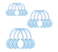 Retractor de mejillas dentales, 12p abridor de boca autoclavable en forma de C para blanqueamiento de dientes, retractor de mejillas de labios para fiesta, protector bucal, hablar, juego de desafío