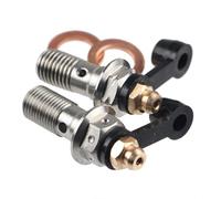 Retractor Pistones Tornillo de purga para perno banjo pinza freno motocicleta, boquilla M10 x 1,0 mm/1,25 mm, compatible con Honda, Yamaha, Kawasaki y Suzuki Pinza Freno Herramienta(Lavender)