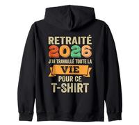 Retraité 2026 Humor Cadeau Homme Départ Retraite Sudadera con Capucha
