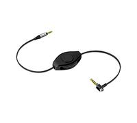 Cable jack retráctil con micrófono integrado