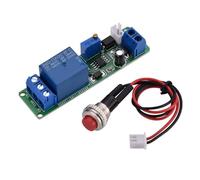 Retransmisión de Temporizador de 12 V Conmutación de retardo Ajustable Módulo de conmutación de retardo programable Retransmisión de Temporizador de 1-10 s para automatización Apague
