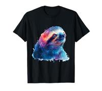 Retrato Amante de los Perezosos Obra de Arte Vida Silvestre Arte Animal Tropical Camiseta