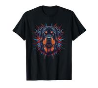 Retrato audaz de Rottweiler para el Orgullo del dueño de un Perro Camiseta