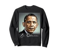 Retrato Barack Obama Presidente Patriótico Sudadera