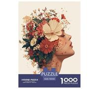 Retrato botánico Puzzles Art Plantas 1000 Piezas para Adultos Juego De Rompecabezas para Decoración del Hogar Cumpleaños Juegos Educativos Stress Relief 70x50cm/1000pcs