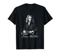 Retrato clásico de Isaac Newton Física Científico Camiseta