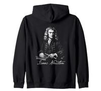 Retrato clásico de Isaac Newton Física Científico Sudadera con Capucha
